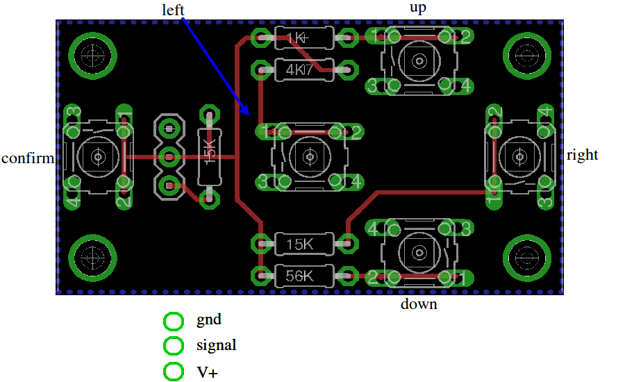 Buttonboard connections